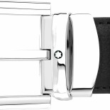 Opasek Horseshoe buckle black/green 30 mm reversible 128758