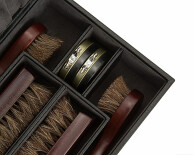 Sada na čištění bot Blake Shoe Shine Kit černá a šedá 305202