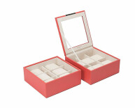 Stackable Set Of 2 - 6 Piece Watch Trays
 
 319642