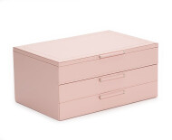 Šperkovnice Sophia Jewellery Box W/ Drawers růžová 392015