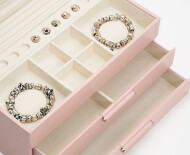 Šperkovnice Sophia Jewellery Box W/ Drawers růžová 392015