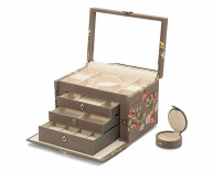 Šperkovnice Zoe Large Jewelry Box béžová norková 393013