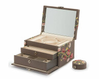 Šperkovnice Zoe Medium Jewelry Box béžová norková 393113