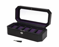 Windsor 5 Piece Watch Box černá a fialová 458303