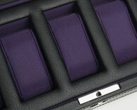 Windsor 5 Piece Watch Box černá a fialová 458303