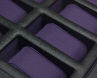 Windsor 10 Piece Watch Box černá a fialová 458403