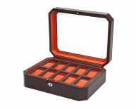 Windsor 10 Piece Watch Box hnědá a oranžová 458406
