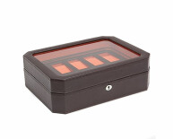 Windsor 10 Piece Watch Box hnědá a oranžová 458406