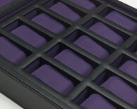 Windsor 15 Piece Watch Box černá a fialová 458503