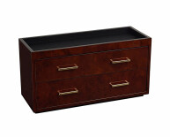 Meridian Two Drawer Valet Burlwood 460310