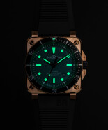 BR 03-92 Diver Black & Green Bronze BR0392DLTBRSRB