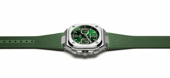 BR 05 Chrono Green Steel BR05CGNSTSRB