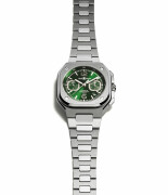 BR 05 Chrono Green Steel BR05CGNSTSST