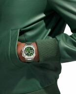 BR 05 Chrono Green Steel BR05CGNSTSST