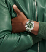 BR 05 Chrono Green Steel BR05CGNSTSST