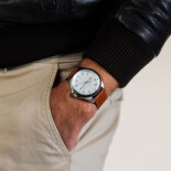 Khaki Aviation Pilot Day Date Auto H64635550