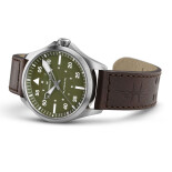 Khaki Aviation Pilot Auto 39 mm H76305560