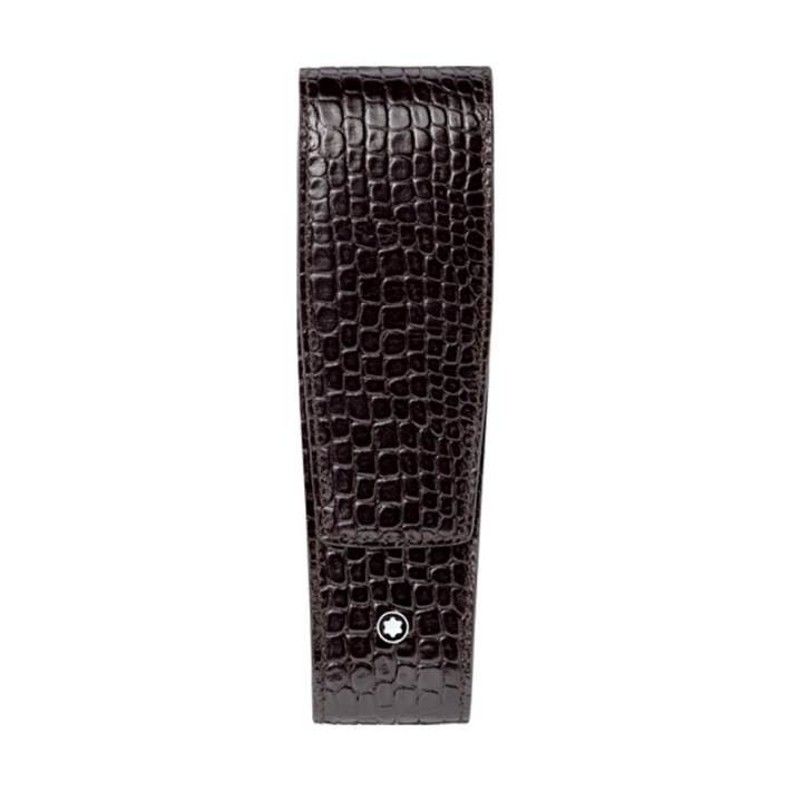 Pouzdro na psací potřeby - Meisterstück 2 Pen Pouch - Mocha  106651