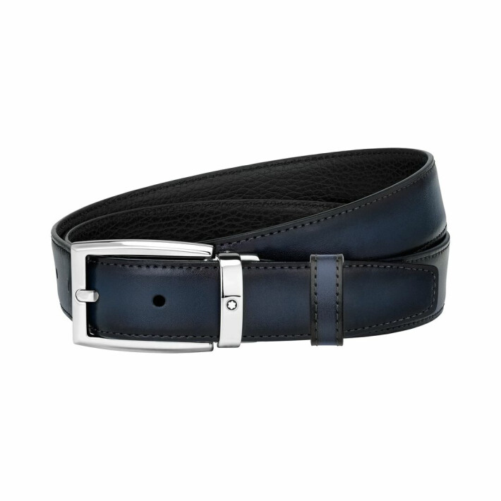 Opasek Black/blue 30 mm reversible 123899