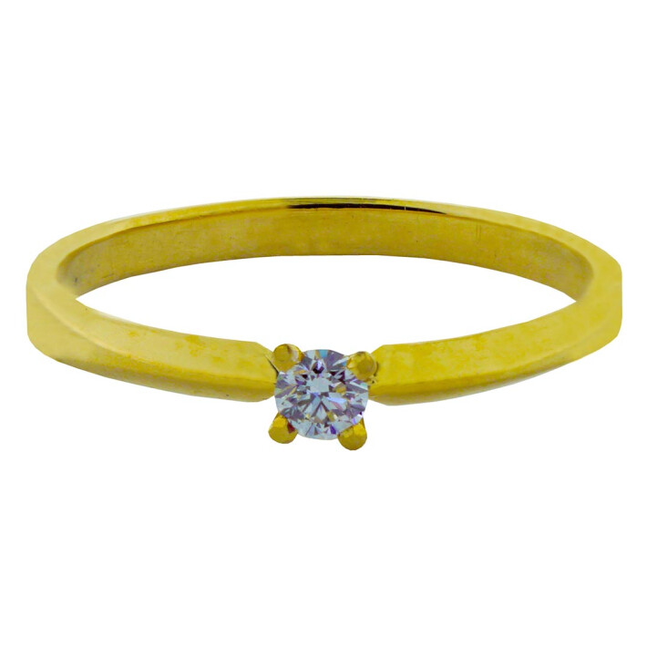 Zásnubní prsten ze zlata s diamantem 13ZP2000422C
