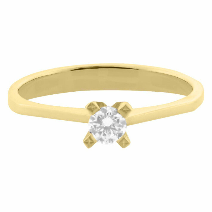 Zásnubní prsten ze zlata s diamantem 13ZP2100043E