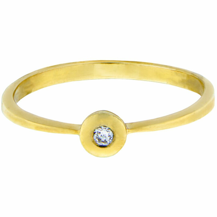 Zásnubní prsten ze zlata s diamantem 21ZP1902931A