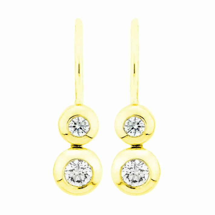 Zlaté náušnice s diamanty Altman Diamond 21ZP2401364