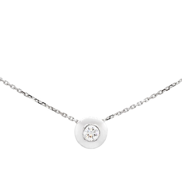 Náhrdelník z bílého zlata s diamantem  21ZP2503152B