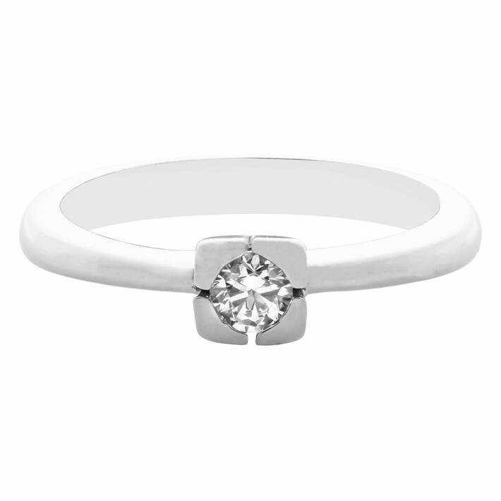 Zásnubní prsten z bílého zlata s diamantem 22420175502