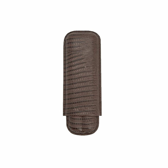 Pouzdro Blake 2-pc Cigar Case hnědé kroko 306595