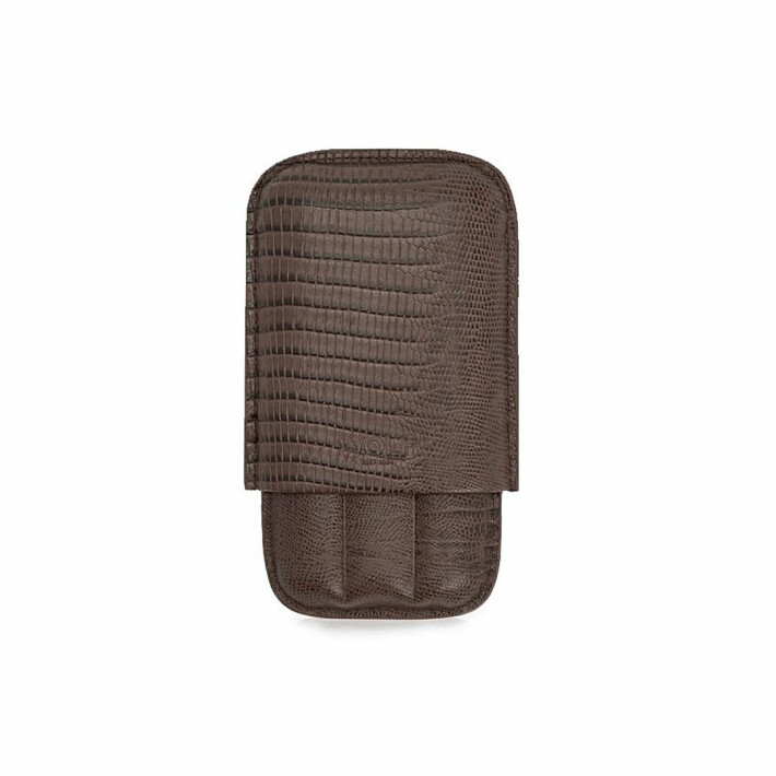 Pouzdro Blake 3-pc Cigar Case hnědé kroko 306695