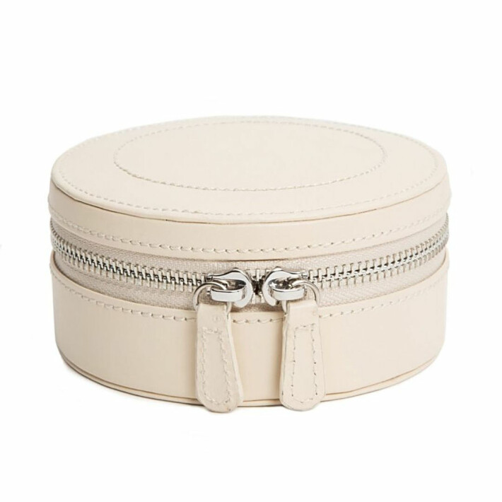 Šperkovnice Sophia Round Zip Case slonovinová 392353