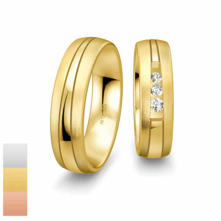 Snubní prsteny Inspirations - Cena za pár 4804114-4804113