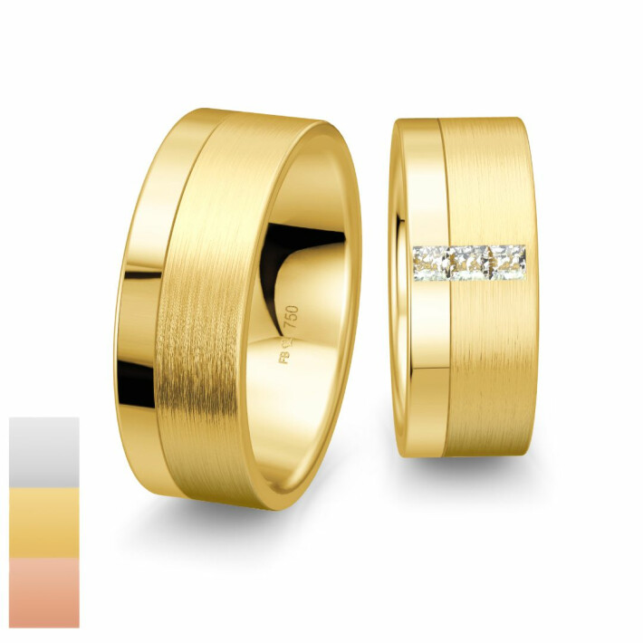 Snubní prsteny Inspirations - Cena za pár 4804174-4804173