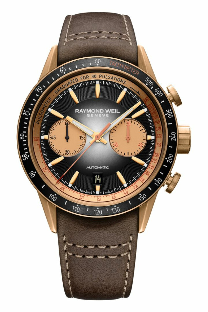 Freelancer Bi-compax Bronze Leather 7780B120422