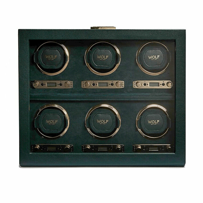 Natahovač British Racing Green 6 Piece Watch Winder
 792441