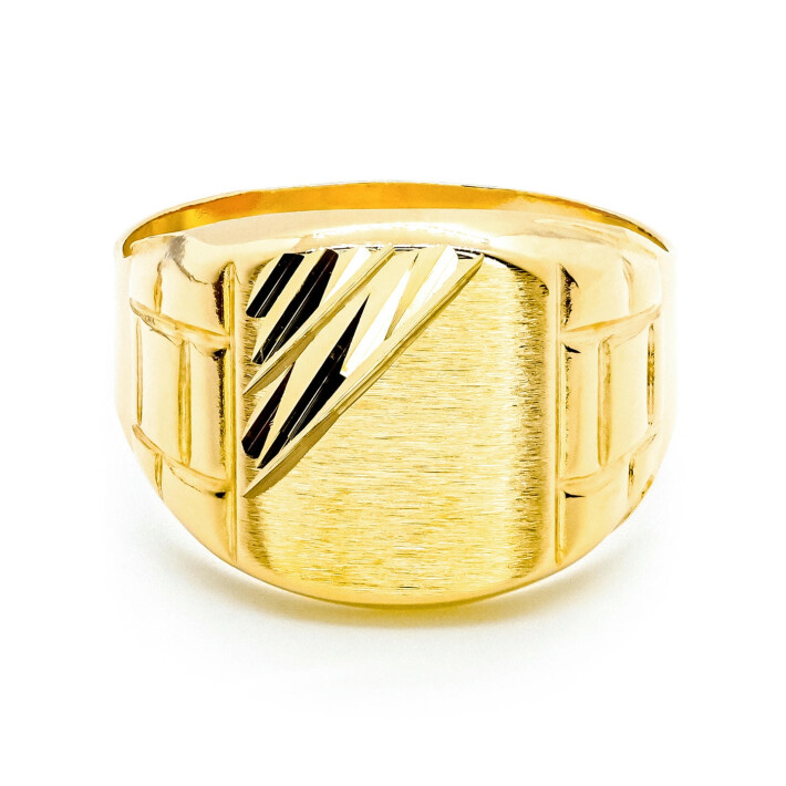 Pánský prsten ze žlutého zlata 9911340668