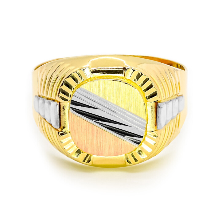Pánský prsten ze žlutého zlata 9911340787
