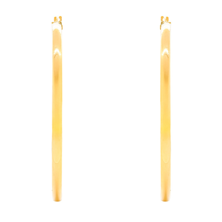 Náušnice ze žlutého zlata - kruhy 99123390465