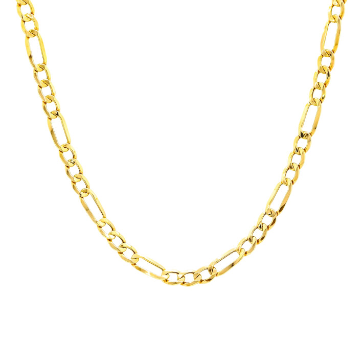 Náhrdelník ze žlutého zlata - figaro 99133371166