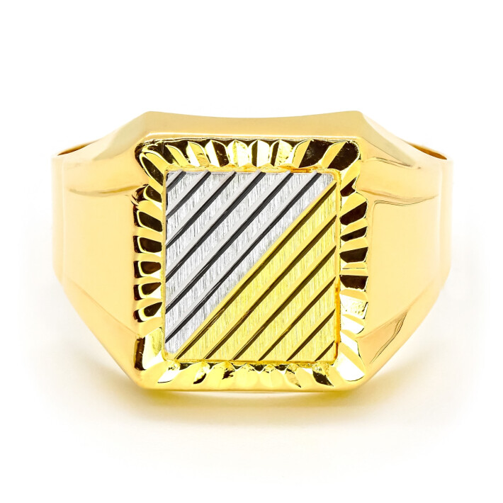Pánský prsten ze žlutého zlata 99169390281