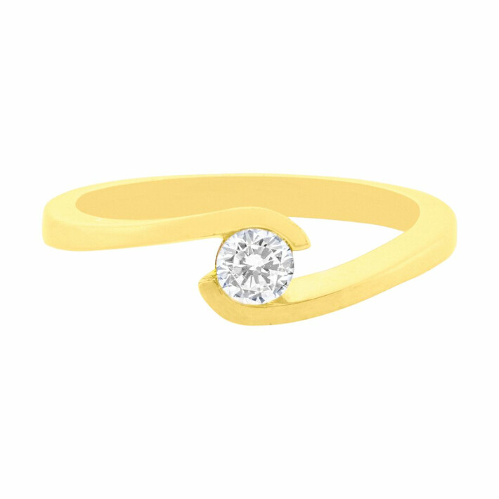 Zásnubní prsten ze zlata s diamantem 99RI0002Y