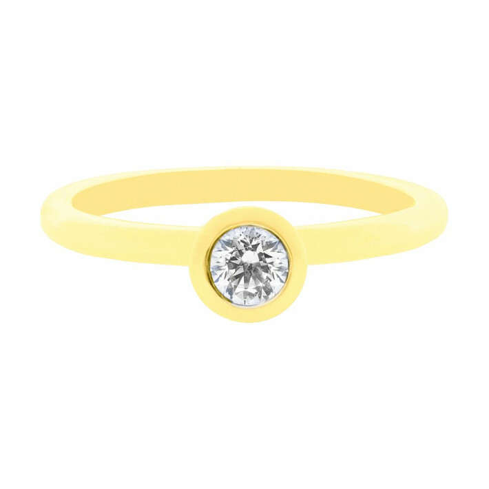 Zásnubní prsten ze zlata s diamantem 99RI0005Y