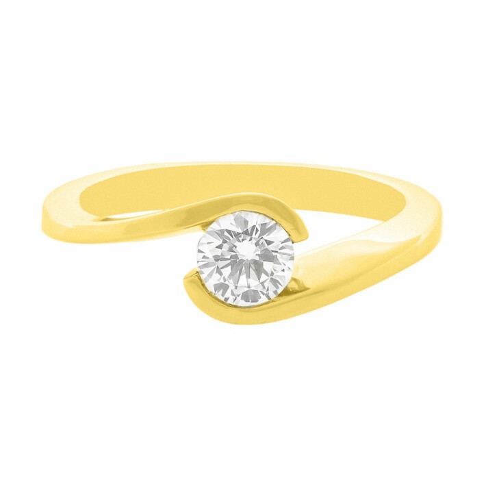 Zásnubní prsten ze zlata s diamantem 99RI0008Y