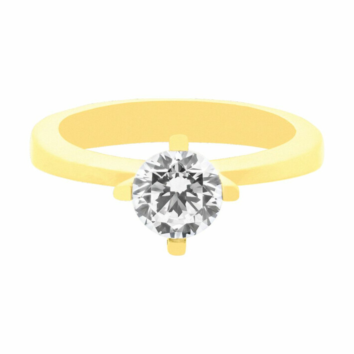 Zásnubní prsten ze zlata s diamantem 99RI0016Y