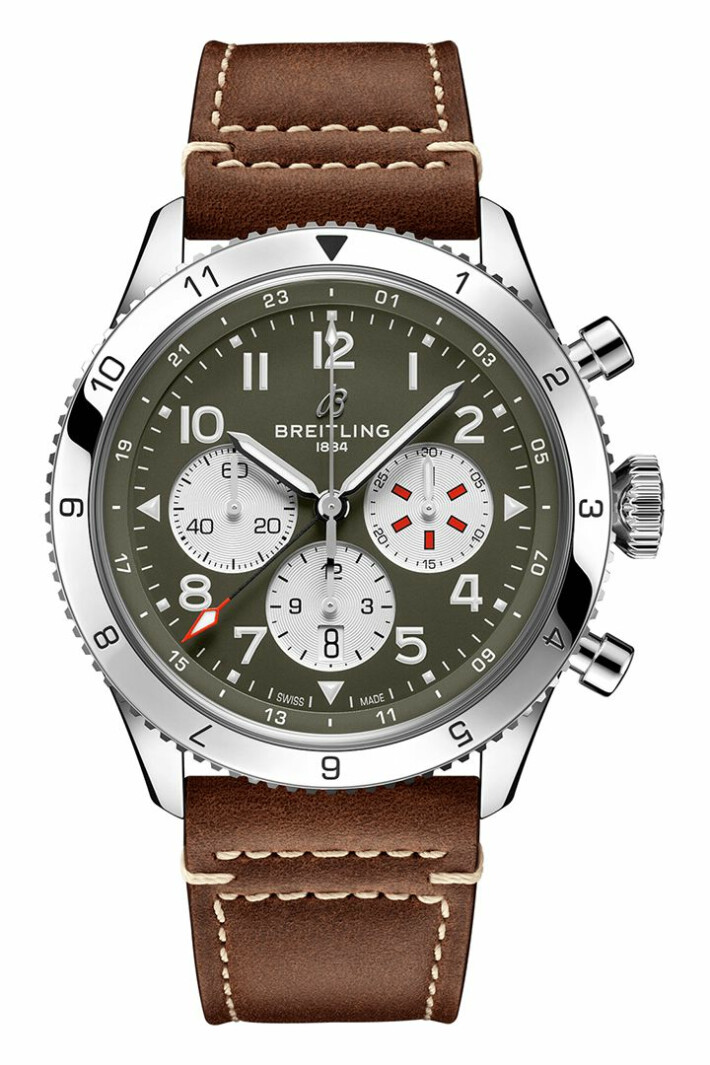 Super AVI B04 Chronograph GMT 46 Curtiss Warhawk AB04452A1L1X1