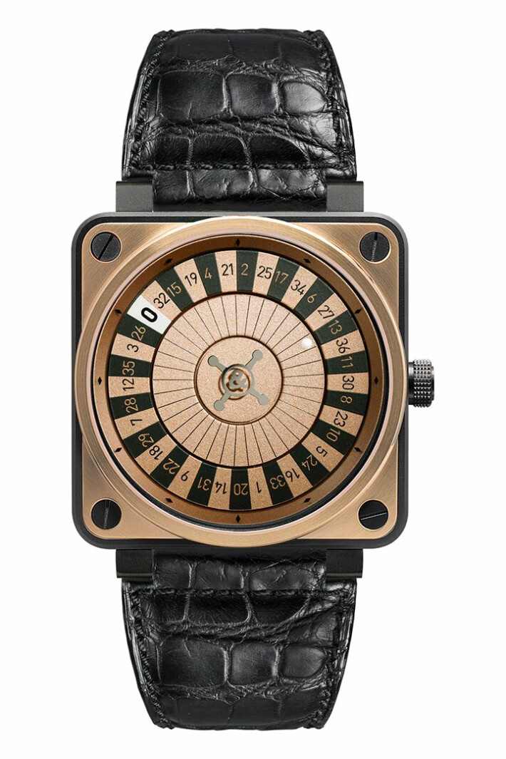 BR01-92 Casino Rose Gold & Carbon BR0192CASINOPGC