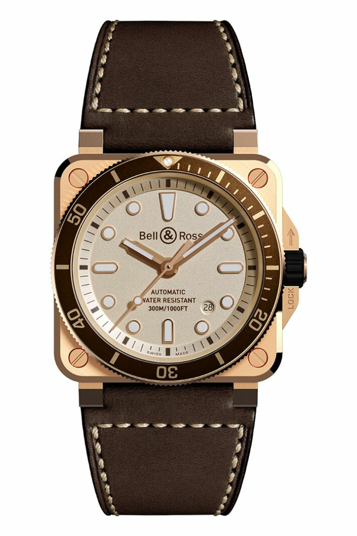 BR 03-92 Diver White Bronze BR0392DWHBRSCA