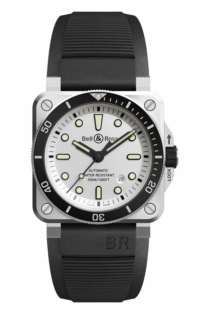 BR 03-92 Diver White BR0392DWHSTSRB