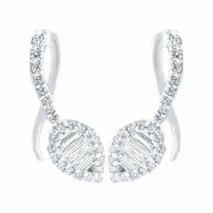 Zlaté náušnice s diamanty Altman Diamond COEBR02040